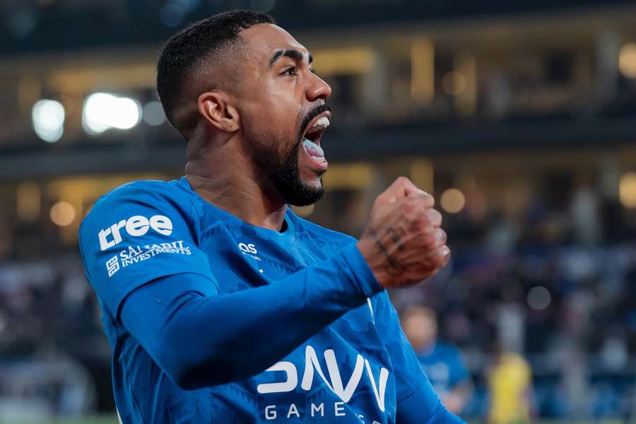 Malcom brilhou na vitória do Al-Hilal nesta sexta-feira (26)