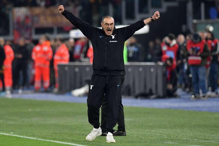 Maurizio Sarri skončil v uplynulé sezoně s Laziem na druhé příčce Serie A.