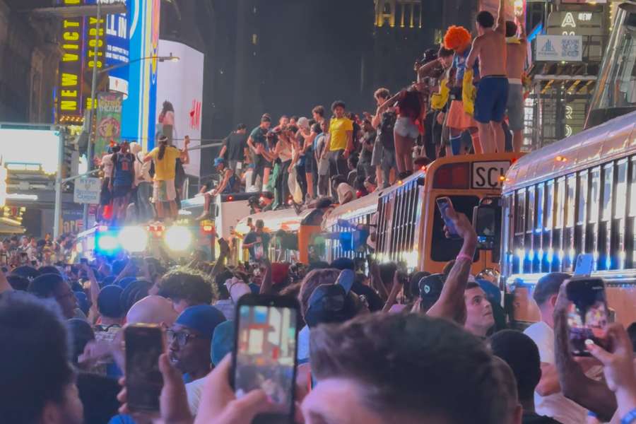 La festa per i Knicks