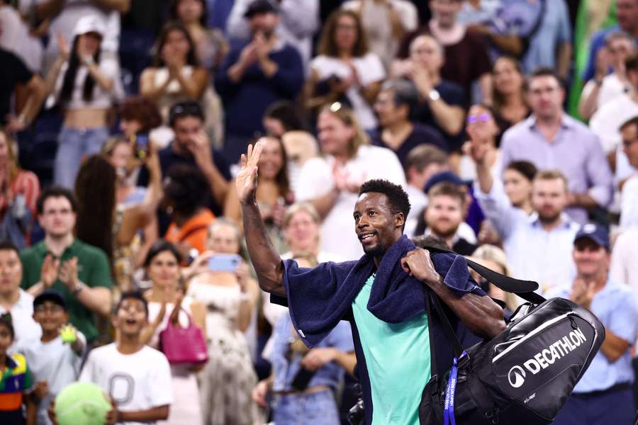 Monfils, en el US Open 2026.