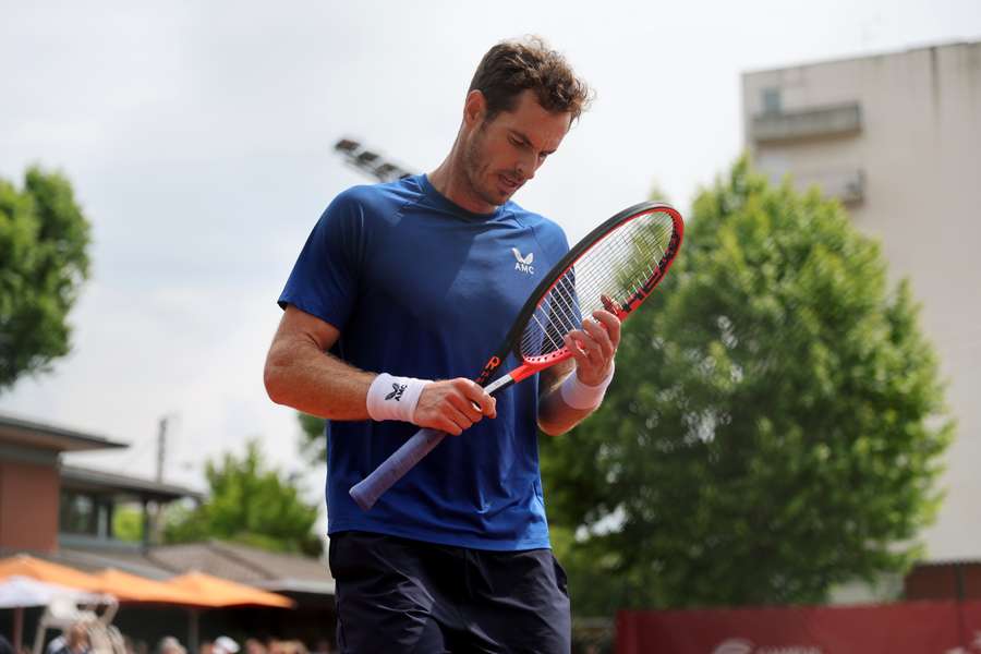 Andy Murray está fora do torneio francês