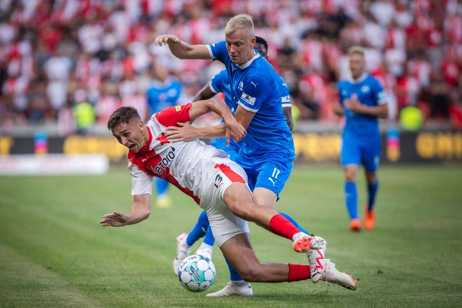 Mistrovská Slavie se ukáže v dalším kole na půdě Baníku Ostrava.