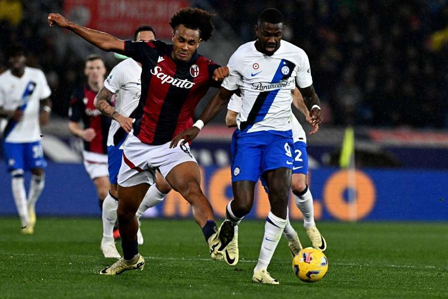 L'Inter s'est imposé par le plus petit des écarts à Bologne samedi. 