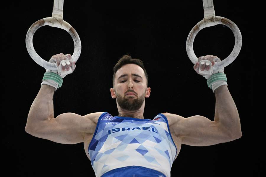 Israel's Artem Dolgopyat competed in the World Championships in 2023, but no athletes from his country will be allowed to compete this year