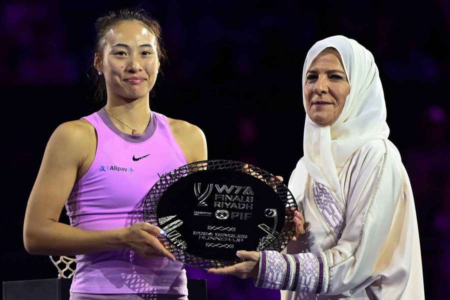 Olympiasiegerin Zheng erreichte zuletzt in Riad einen starken zweiten Platz.