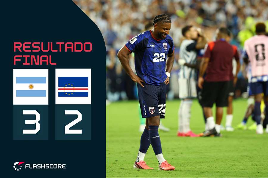 Cabo Verde caiu no prolongamento diante da campeã Argentina Cabo Verde caiu no prolongamento diante da campeã Argentina