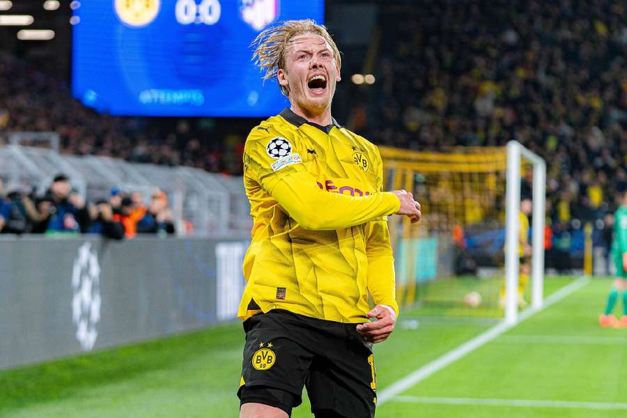 Brandt gave Dortmund the lead
