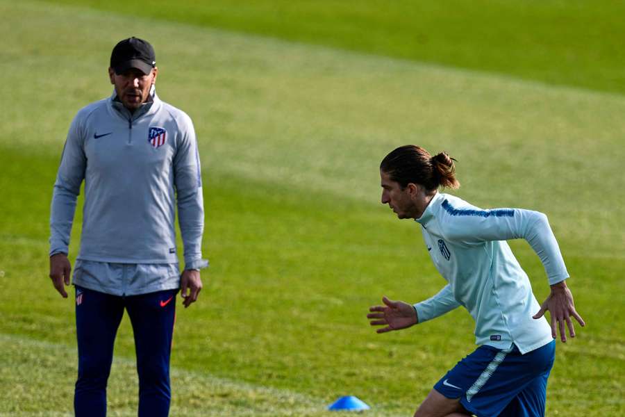 Filipe Luís y Simeone