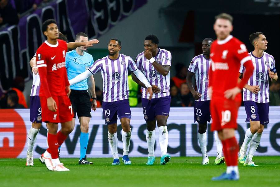 Liverpool sensationelt sat til vægs i Europa League-skuffelse i Toulouse