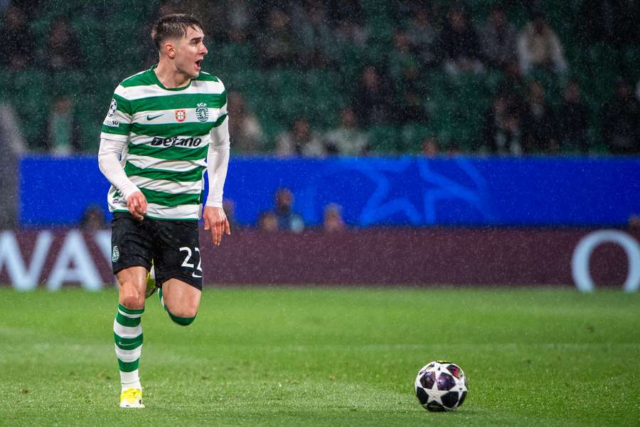 Iván Fresneda, lateral do Sporting Iván Fresneda, lateral do Sporting