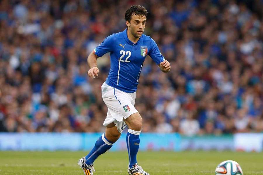 Giuseppe Rossi in action for Italy in 2014