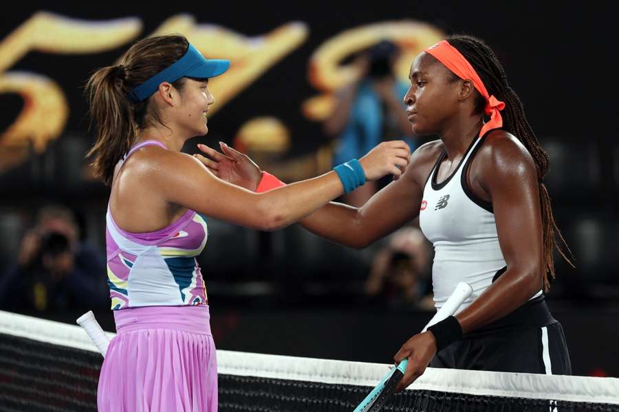 Two of women's tennis' brightest young stars met in the second round