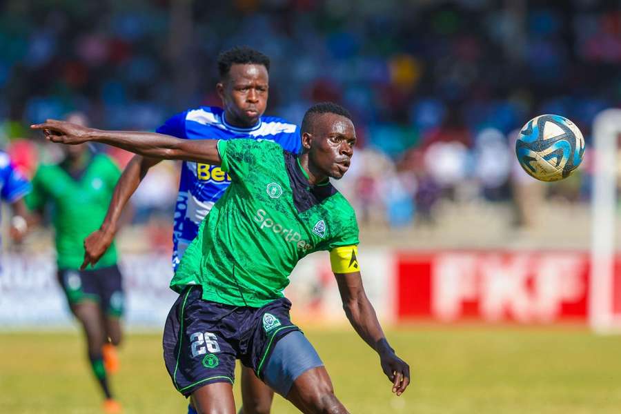 Gor Mahia captain Philemon Ochieng versus AFC Leopards