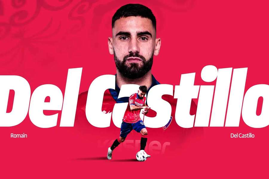 Del Castillo, nuevo jugador de Osasuna