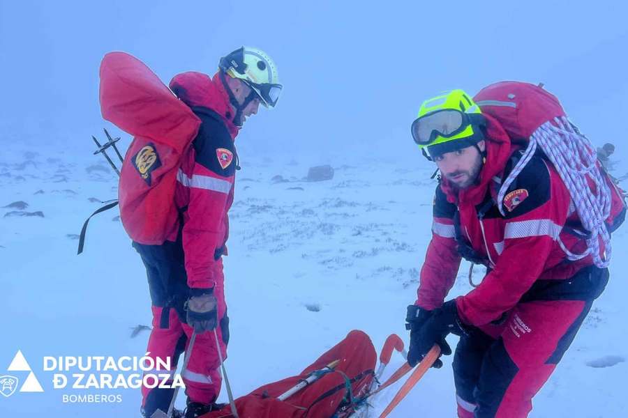 Los bomberos, en misión de rescate