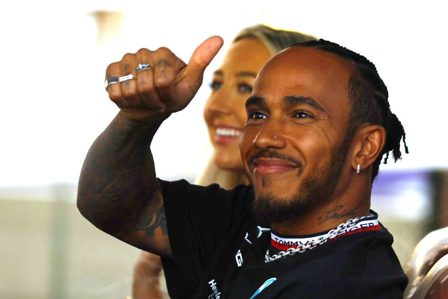 Lewis Hamilton finished fifth in the season's first race in Bahrain