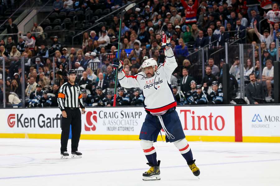 Alex Ovechkin scored a hat-trick for the Washington Capitals.