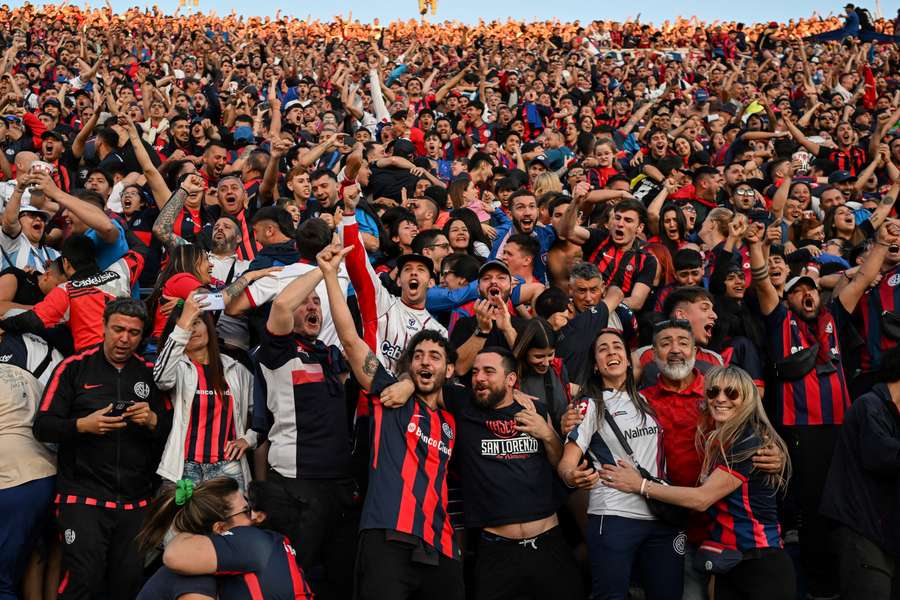 Les supporters de San Lorenzo cette semaine.