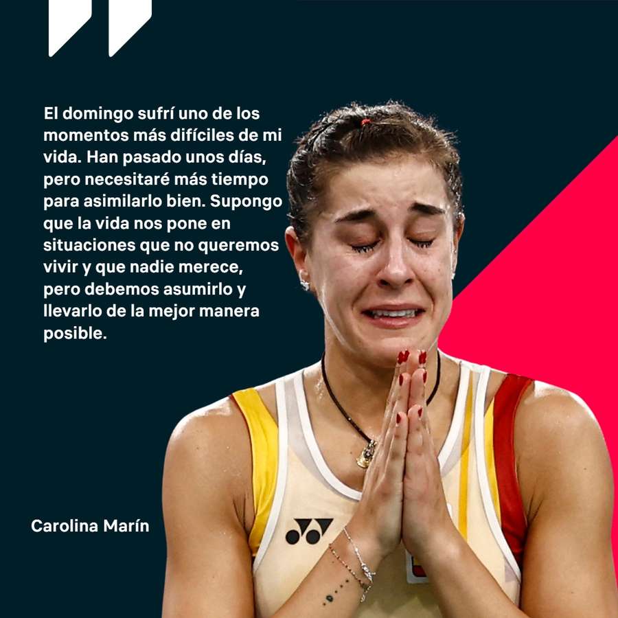 Algunas de las declaraciones de Carolina Marín.