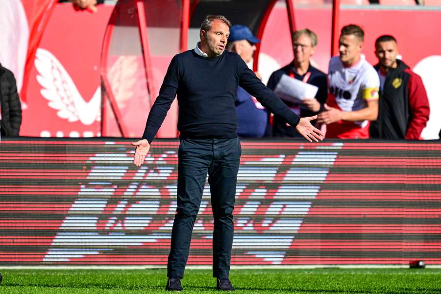 Maurice Steijn tijdens FC Utrecht - Ajax