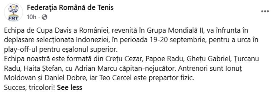 FRT comunicat