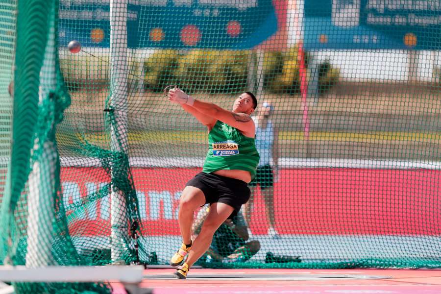 Kevin Arreaga, nuevamente campeón de España de martillo