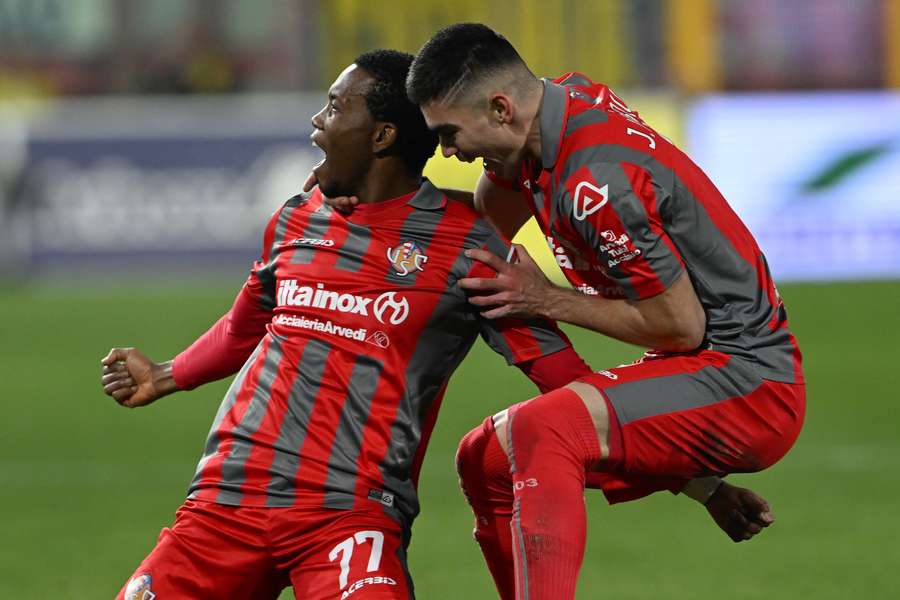 Okereke après son but il y a quelques jours face à l'Inter.
