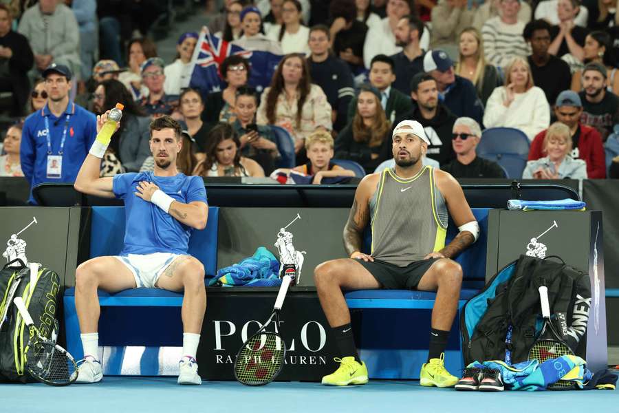 Kokkinakis et Kyrgios ce jeudi.