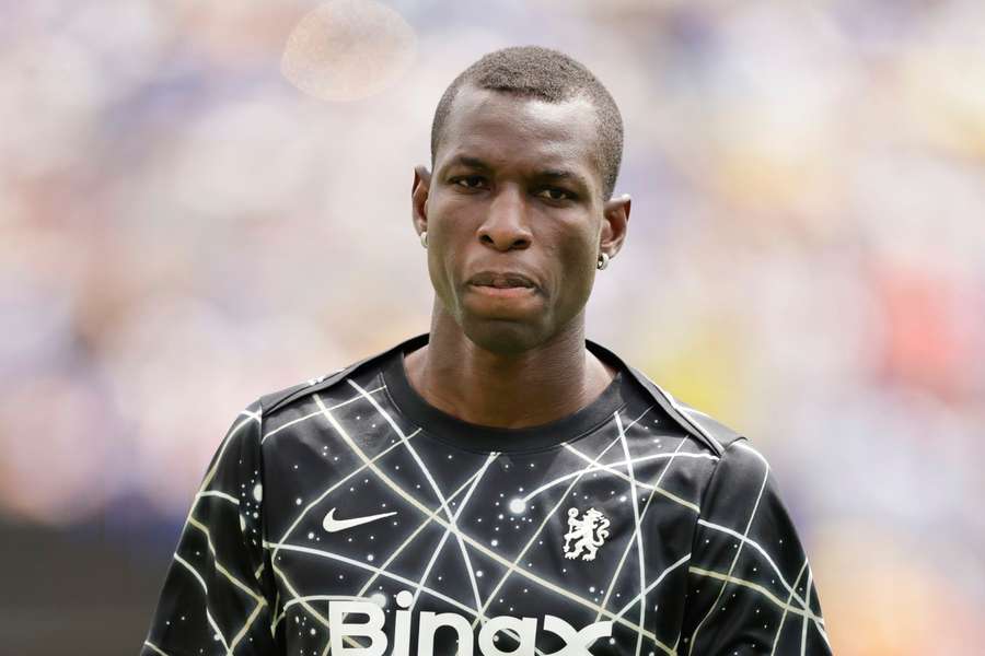 Chelsea's Nicolas Jackson before the Club World Cup Final against Paris Saint-Germain