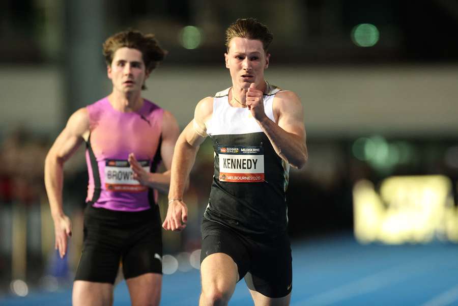 Rohan Browning (L) and Lachlan Kennedy (R) will both be competing in the men's 100m sprint for Australia. Rohan Browning (L) and Lachlan Kennedy (R) will both be competing in the men's 100m sprint for Australia.