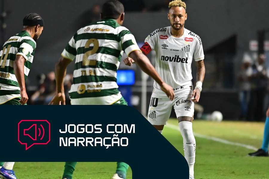 Santos, de Neymar, terá jogo decisivo contra o Coritiba