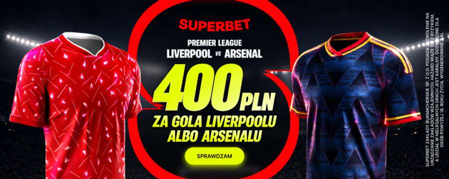 400 zł bonusu od Superbet 400 zł bonusu od Superbet