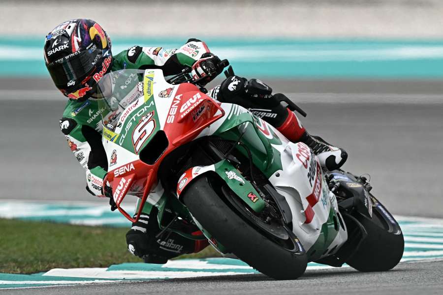 Johann Zarco ce vendredi. Johann Zarco ce vendredi.