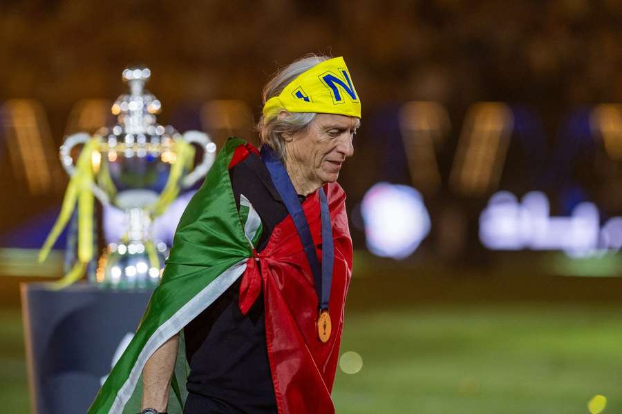 Jorge Jesus sagrou-se campeão pelo Al Nassr, na Arábia Saudita Jorge Jesus sagrou-se campeão pelo Al Nassr, na Arábia Saudita
