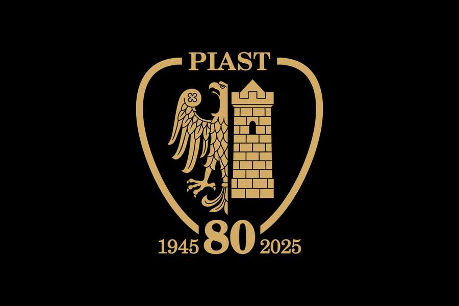 Piast Gliwice zmienia herb, złoty emblemat z okazji jubileuszu 80-lecia powstania