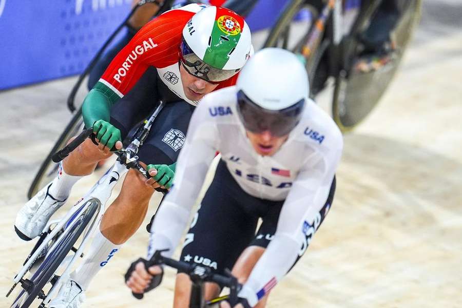 Iúri Leitão conquistou a medalha de prata em Omnium