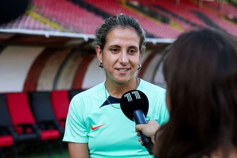 Dolores Silva, média da Seleção Nacional feminina Dolores Silva, média da Seleção Nacional feminina