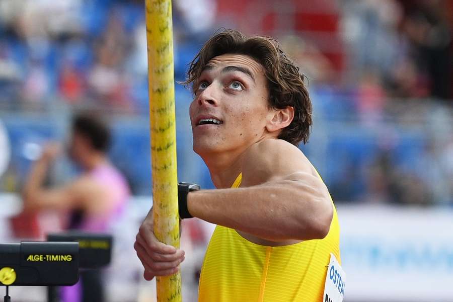 Duplantis could not improve on his current world record of 6.28m
