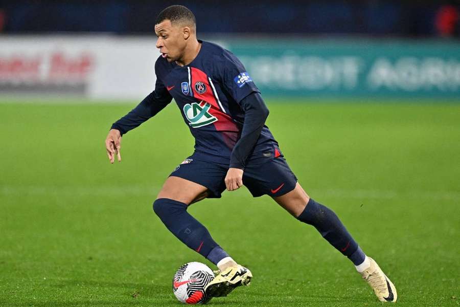 Mbappé lors du match face à Brest.