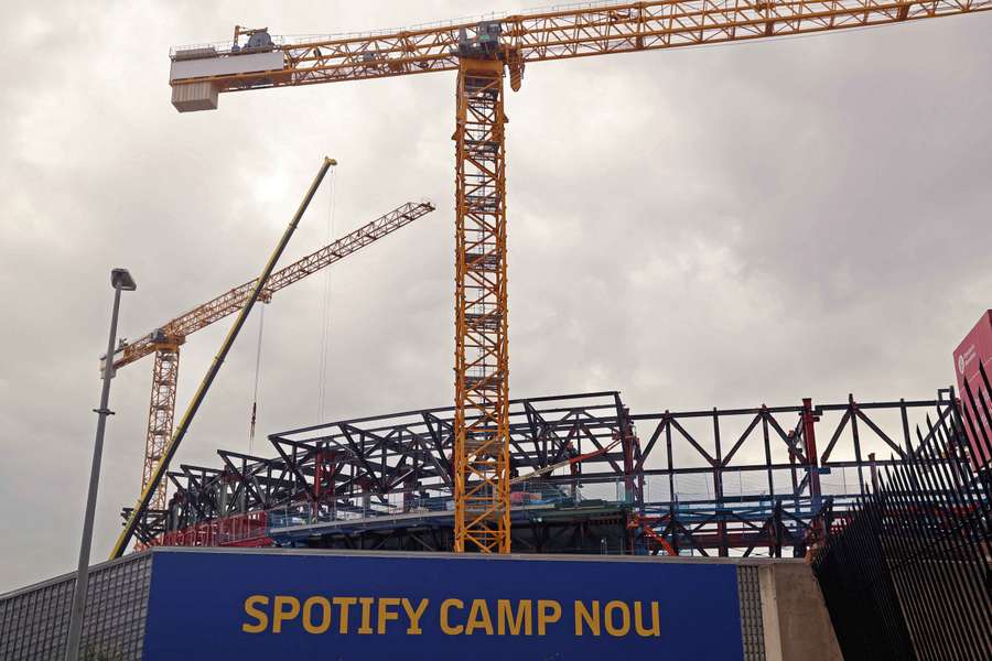 Les travaux du Camp Nou ne sont pas encore terminés.
