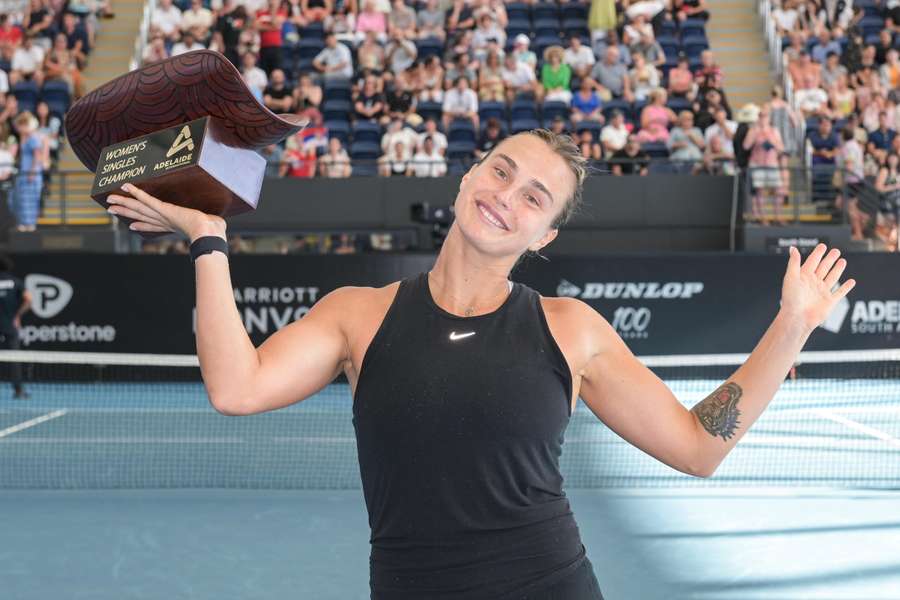 Sabalenka stoppe Noskova et s'empare du titre d'Adélaïde