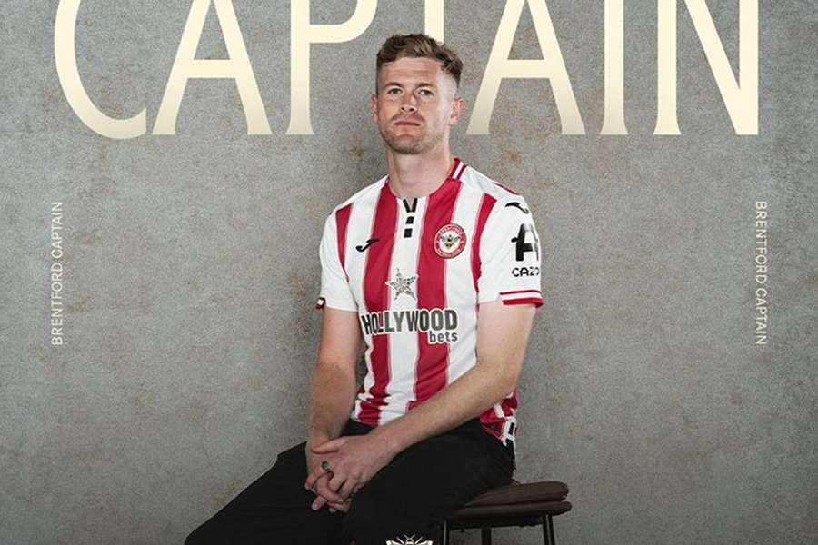 Collins nomeado novo capitão do Brentford