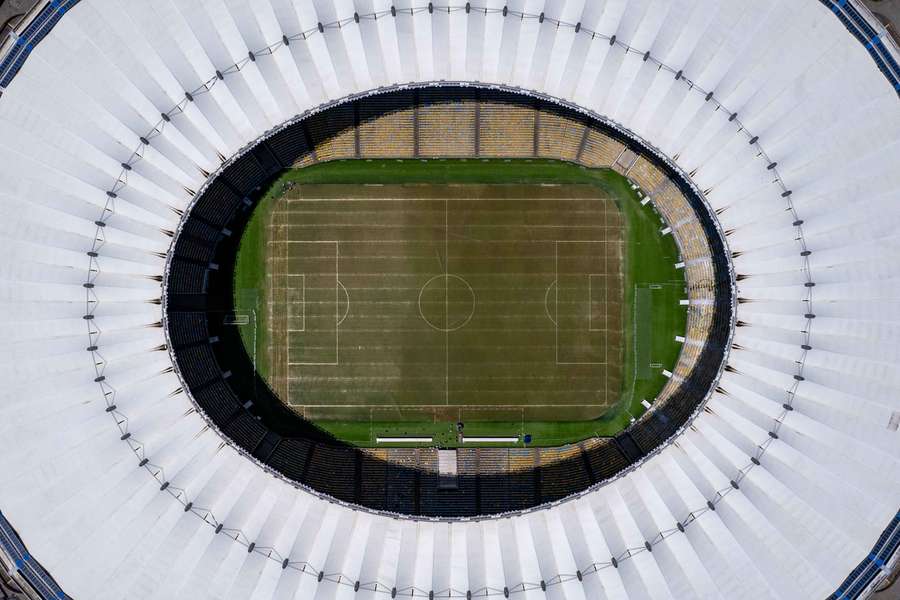 Vista aérea do Estádio do Maracanã