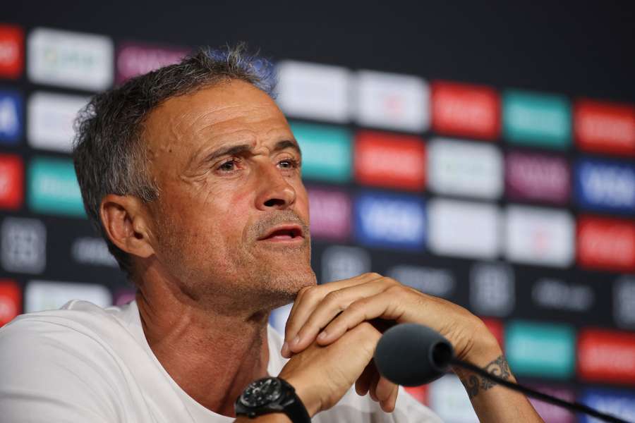 Luis Enrique habla en rueda de prensa