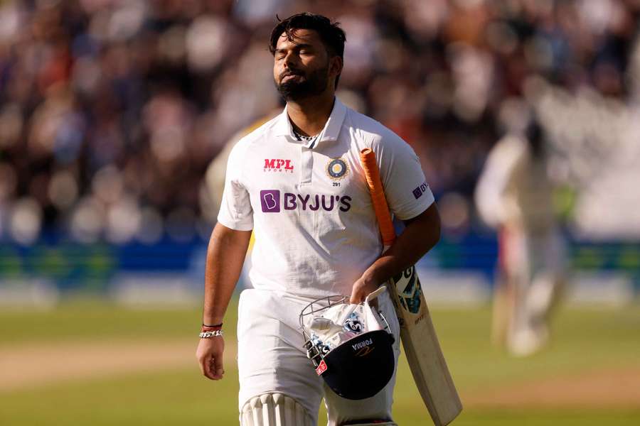 Rishabh Pant hasn't played test cricket since 2022