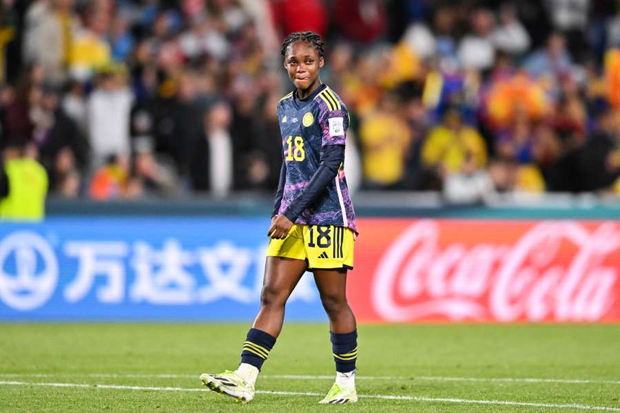 Linda Caicedo lors du match face à l'Angleterre.