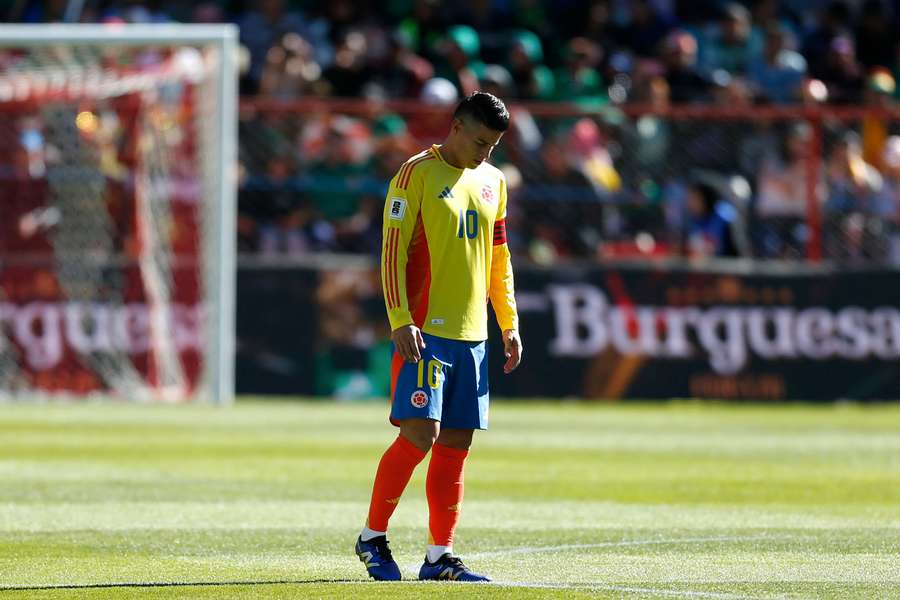 James Rodríguez, con Colombia 