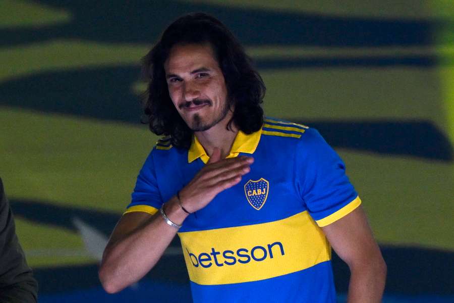 O atacante celeste chegou ao Boca Juniors