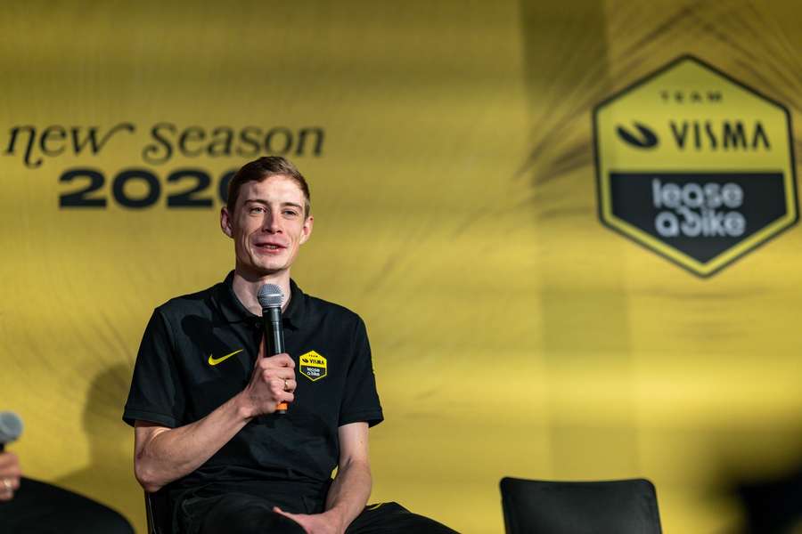 Jonas Vingegaard está recuperado da queda que sofreu num treino