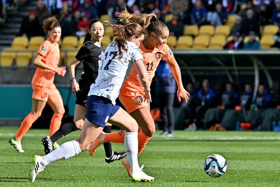 Lieke Martens in actie